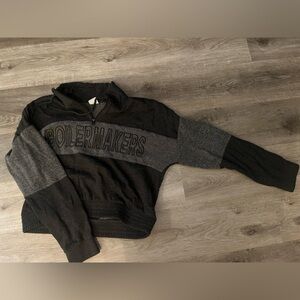 Purdue cropped quarter zip